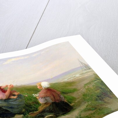 A Mother and her Small Children by Edith Hume