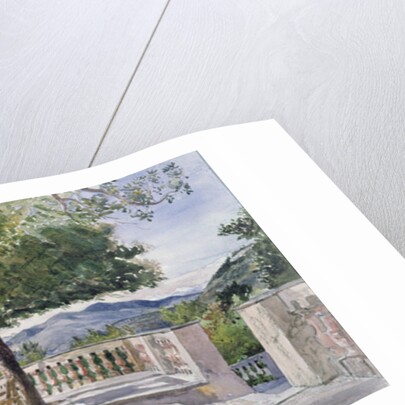 Terrace at Nice by John Fulleylove