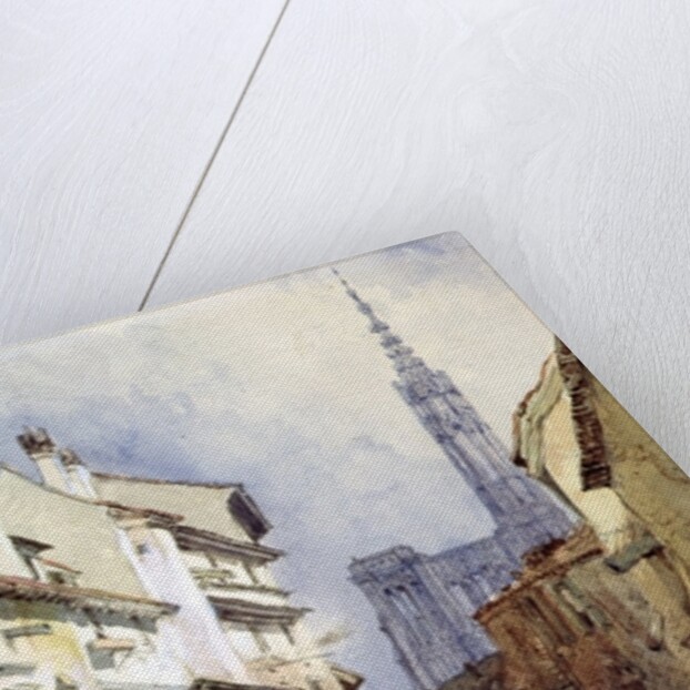 A Canal at Strasbourg by William Clarkson Stanfield