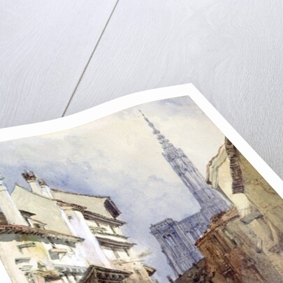 A Canal at Strasbourg by William Clarkson Stanfield