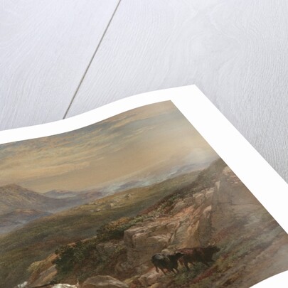 Scene in the Highlands, 19th century by William Leighton Leitch