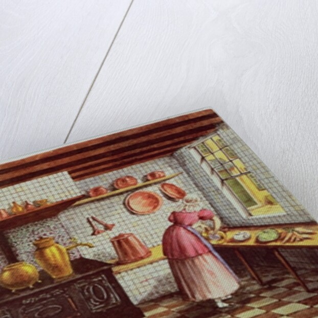 Kitchen of the Hotel St.Lucas, in the Hoogstraat, Rotterdam, 1834 by Mary Ellen Best