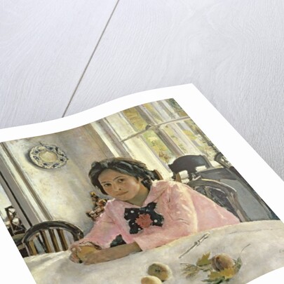 Girl with Peaches, 1887 by Valentin Aleksandrovich Serov