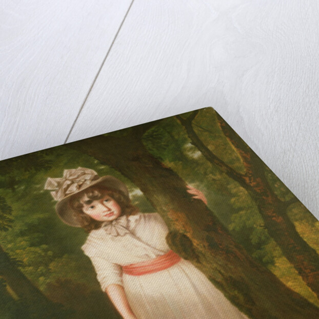 Portrait of Miss Harriett Anne Seale as Bo-Peep by John Hoppner