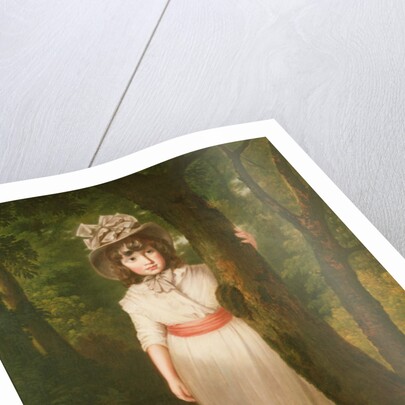 Portrait of Miss Harriett Anne Seale as Bo-Peep by John Hoppner