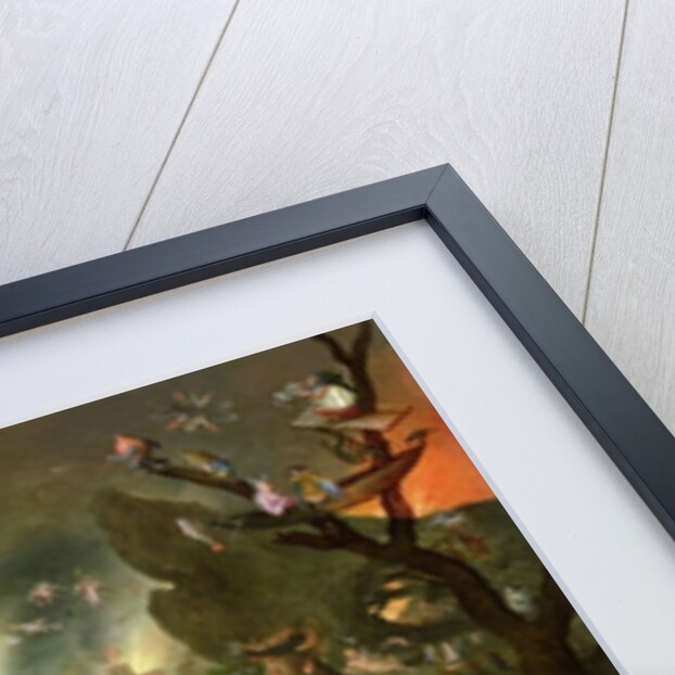 Orpheus Playing a Harp to Pluto and Persephone in the Underworld by Jan the Elder Brueghel