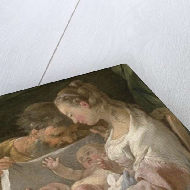 The Holy Family, 18th century by Noel Halle
