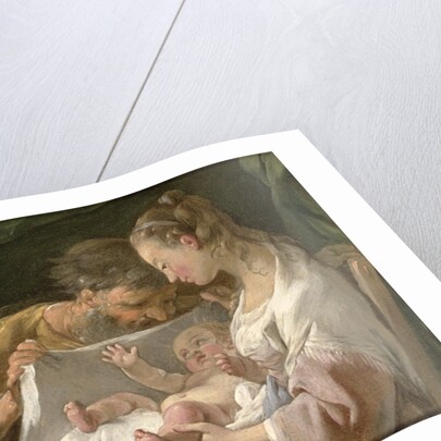 The Holy Family, 18th century by Noel Halle