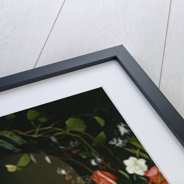 Vanitas Still Life with Flowers by J.H. Elers
