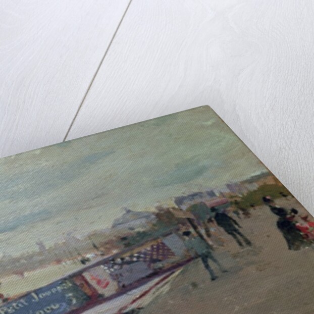 View of a Quayside, 1853 by Jacques Guiaud