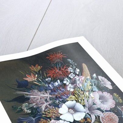 Still life with flowers, 18th century by J.A. Simson