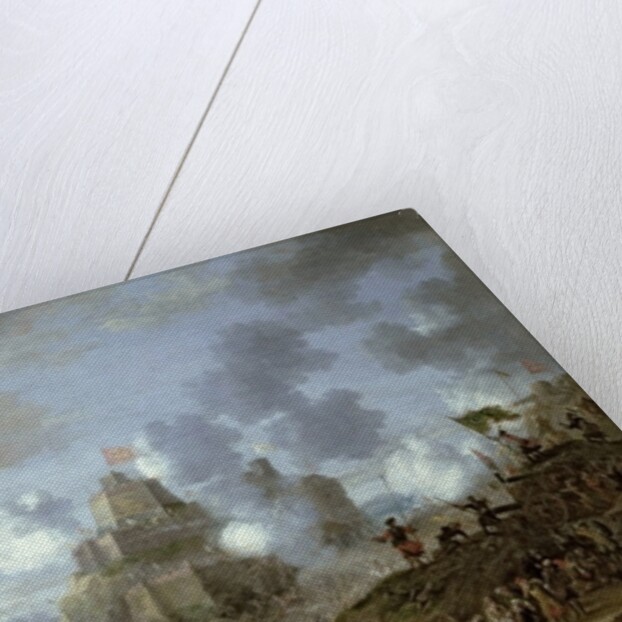 Mediterranean Castle under Siege from the Turks by Jan Peeters