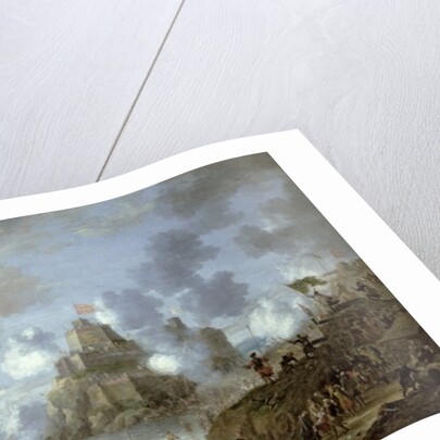 Mediterranean Castle under Siege from the Turks by Jan Peeters