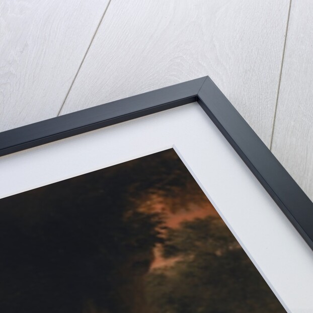 Girl Caressing a Fawn by Nicolaes Maes