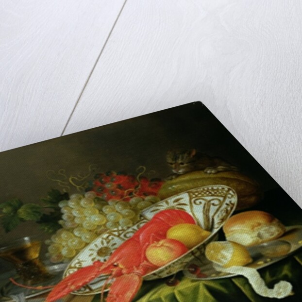 Still Life of Oysters and Lobsters by Reynier van Gherwen