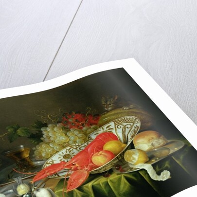 Still Life of Oysters and Lobsters by Reynier van Gherwen