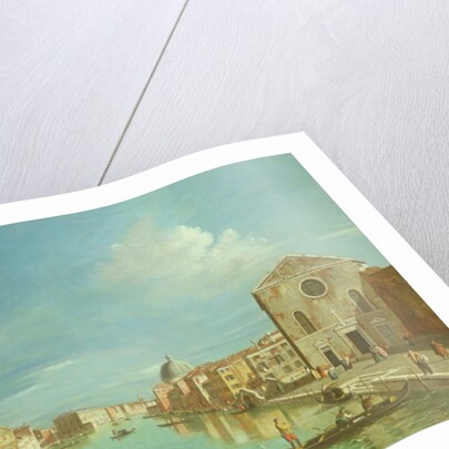 Venetian View, 18th century by William James