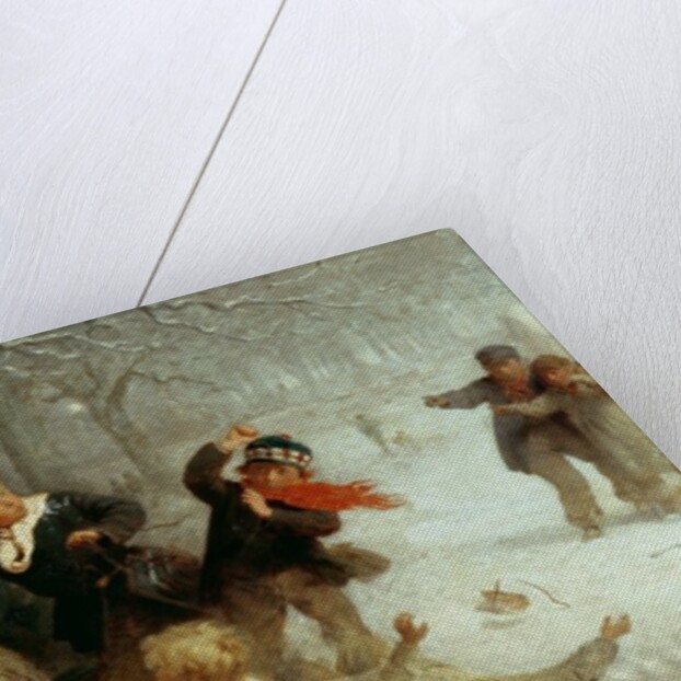 Snowballing, 1865 by John Morgan