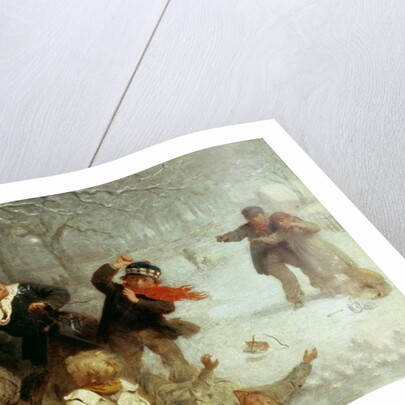 Snowballing, 1865 by John Morgan
