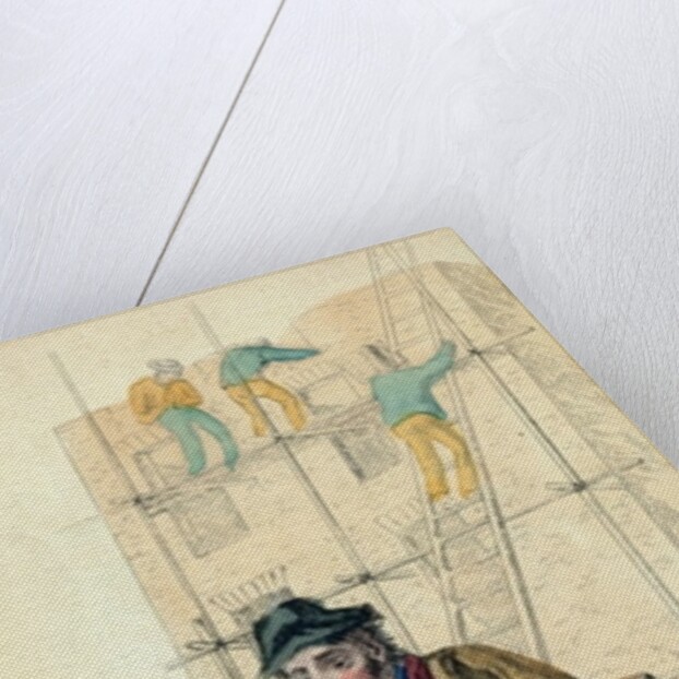 The Bricklayer's Labourer from Ackermann's 'World in Miniature' by Frederic Shoberl