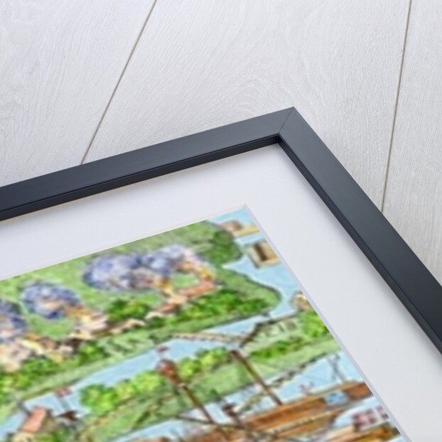 The French fleet becalmed and the attack on the Isle of Wight, 1545, by James (after) Basire