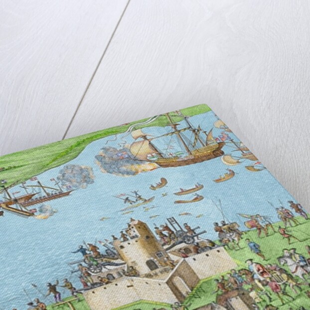 The sinking of the Mary Rose during the Battle of the Solent, 1545, 1778 by James (after) Basire