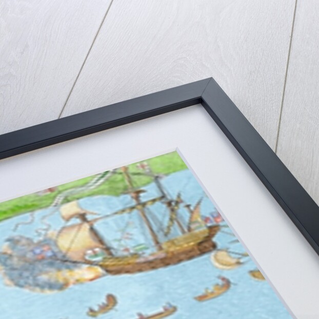 The sinking of the Mary Rose during the Battle of the Solent, 1545, 1778 by James (after) Basire