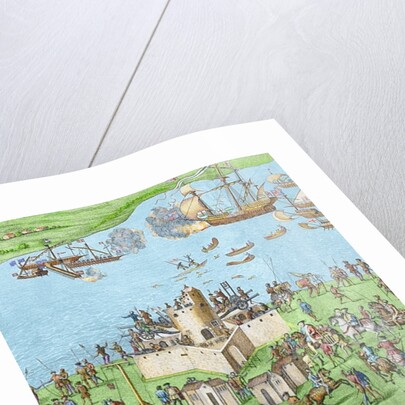 The sinking of the Mary Rose during the Battle of the Solent, 1545, 1778 by James (after) Basire