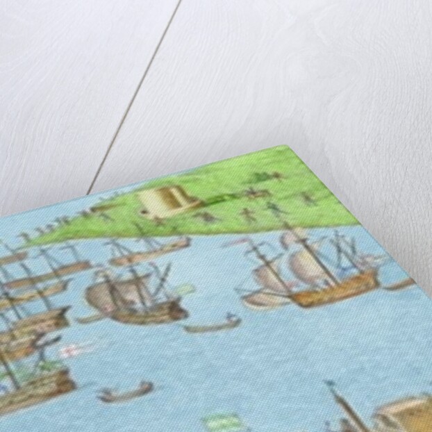 The Encampment of the English Forces near Portsmouth during the Battle of the Solent by James Basire