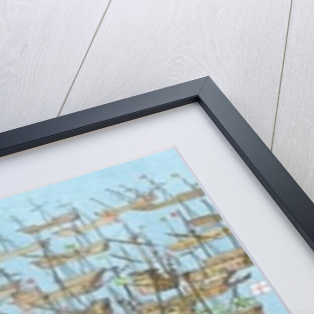 The Encampment of the English Forces near Portsmouth during the Battle of the Solent by James Basire