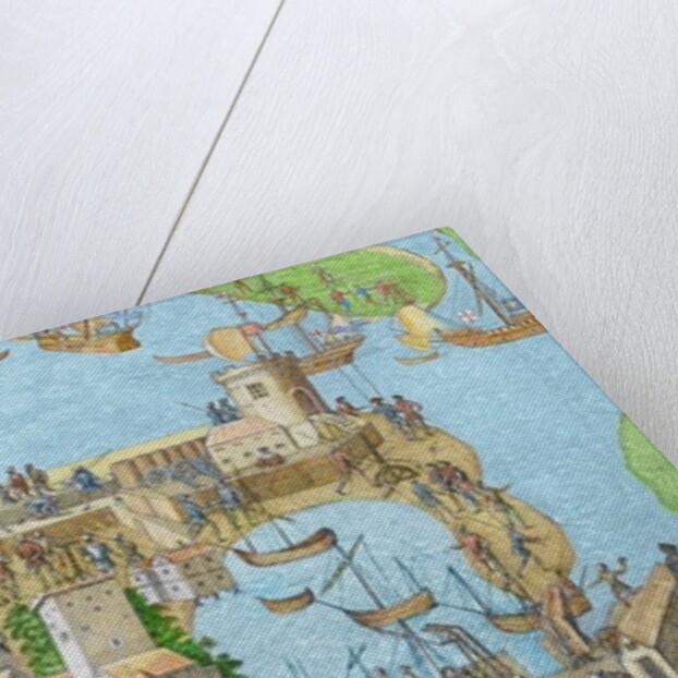 The Encampment of the English Forces near Portsmouth during the Battle of the Solent by James Basire