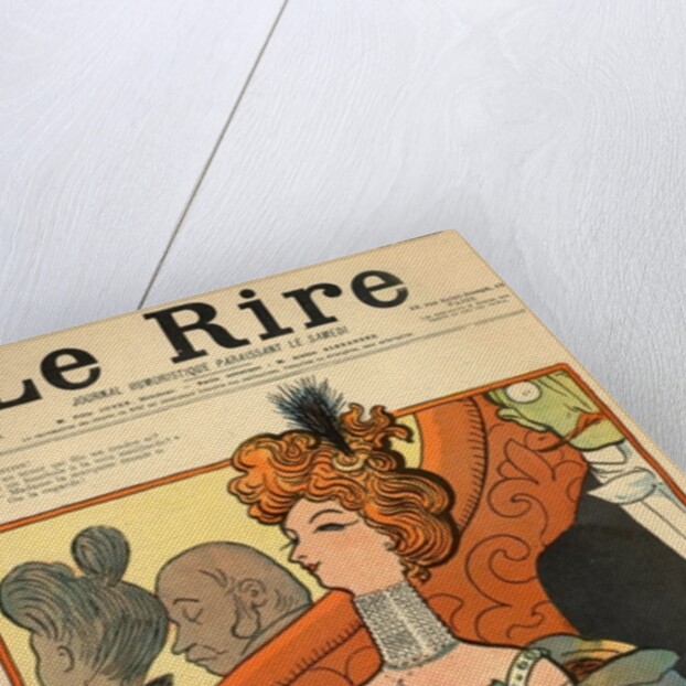 Caricature of a French Marquise by Lucien Metivet