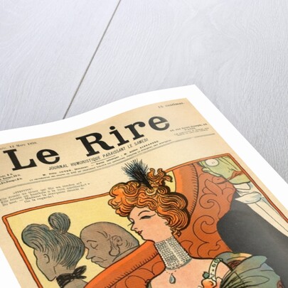 Caricature of a French Marquise by Lucien Metivet