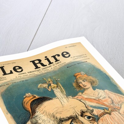 Caricature of Henri Brisson by Charles Leandre