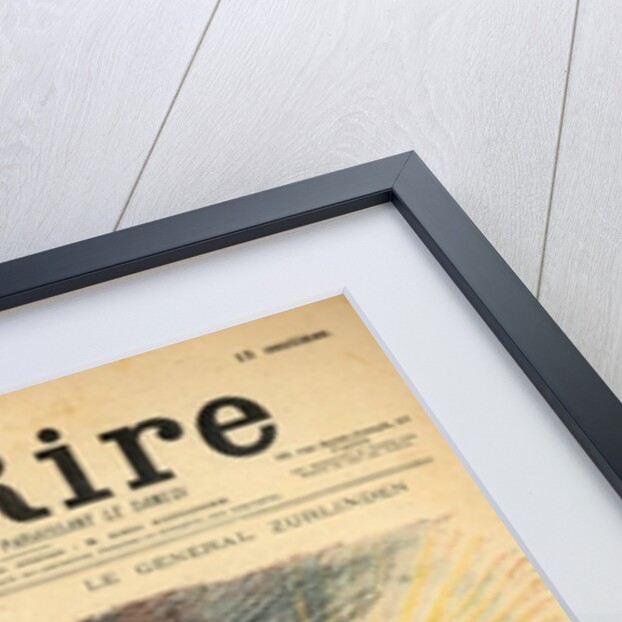 Caricature of General Zurlinden by Charles Leandre