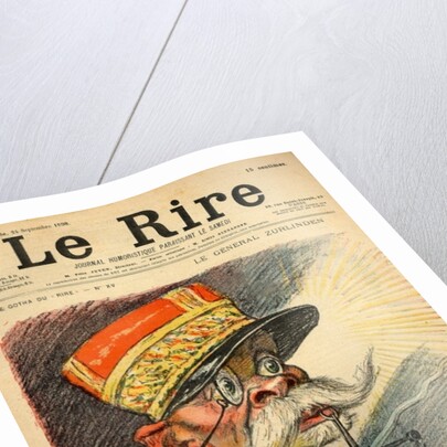 Caricature of General Zurlinden by Charles Leandre