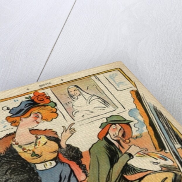 Phryne: caricature of an artist's model by Lucien Metivet