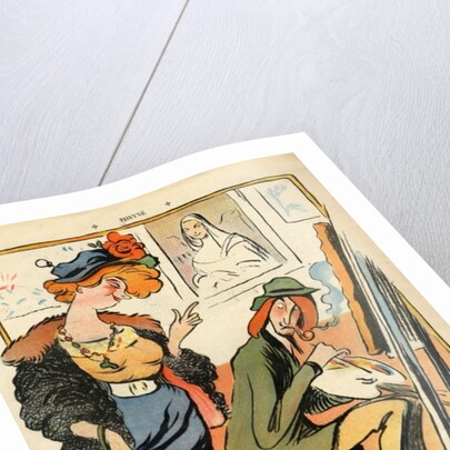 Phryne: caricature of an artist's model by Lucien Metivet