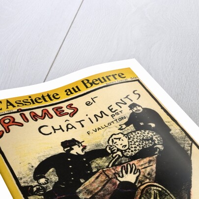 A costermonger is assaulted by the police by Felix Edouard Vallotton