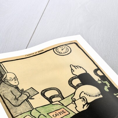 An employer sacks one of his employees by Felix Edouard Vallotton