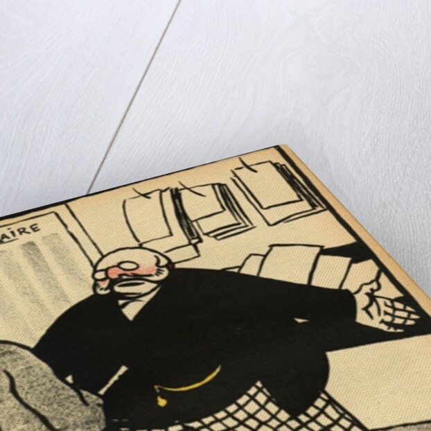 A business man and his client by Felix Edouard Vallotton