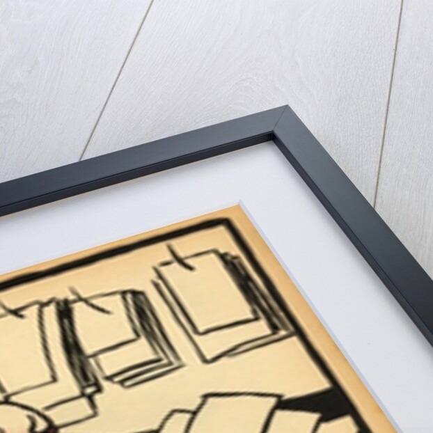 A business man and his client by Felix Edouard Vallotton