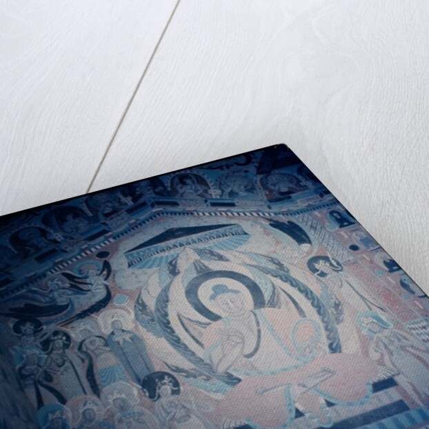 Shakyamuni Buddha preaching, surrounded by Bodhisattvas and Aspareses, Nanbeichao II period, 501-580 AD by Chinese School