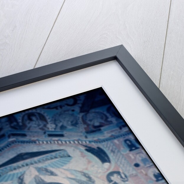 Shakyamuni Buddha preaching, surrounded by Bodhisattvas and Aspareses, Nanbeichao II period, 501-580 AD by Chinese School