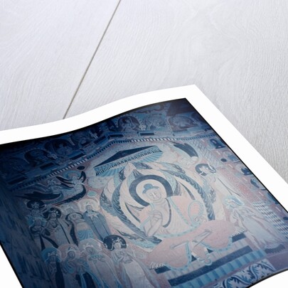 Shakyamuni Buddha preaching, surrounded by Bodhisattvas and Aspareses, Nanbeichao II period, 501-580 AD by Chinese School