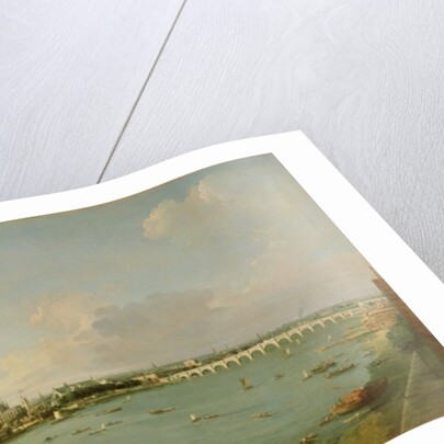 View of the Thames from South of the River by Antonio Canaletto