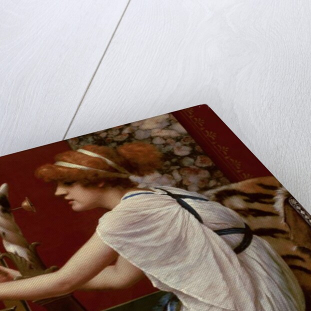 The Muse Erato at her Lyre, 1895 by John William Godward