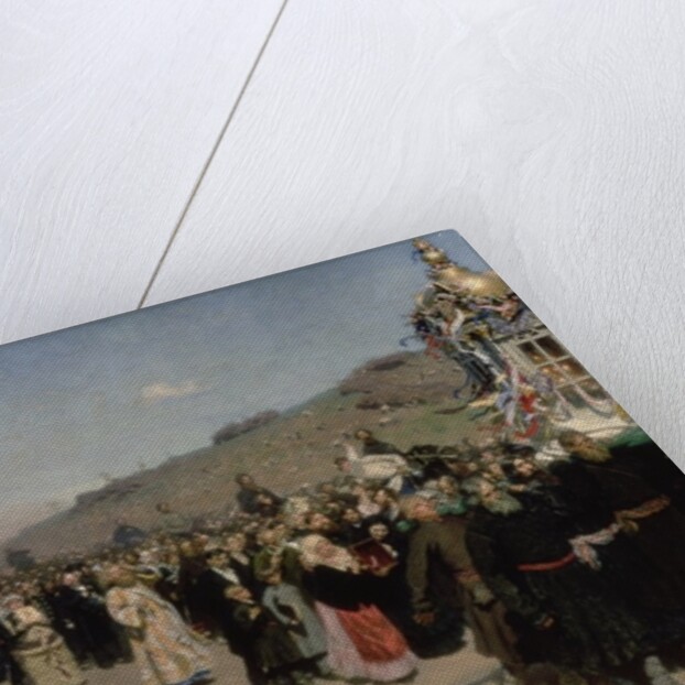 A Religious Procession in the Province of Kursk, 1880-83 by Ilya Efimovich Repin