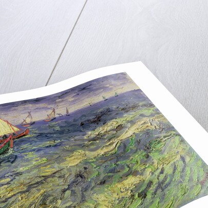 Seascape at Saintes-Maries 1888 by Vincent van Gogh