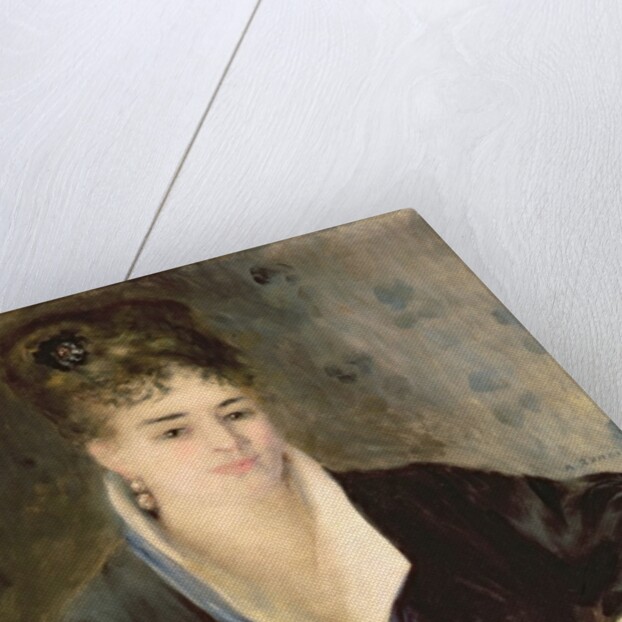 Lady in Black, c.1876 by Pierre Auguste Renoir